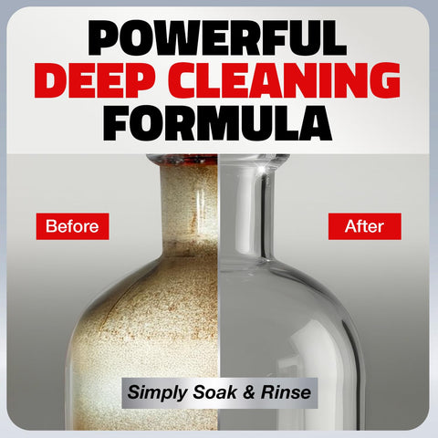 Escentile keg line cleaning scene highlights residue-free results.