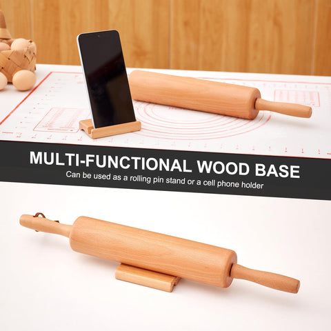 Close-up of ESDOPA rolling pin handles for comfortable grip