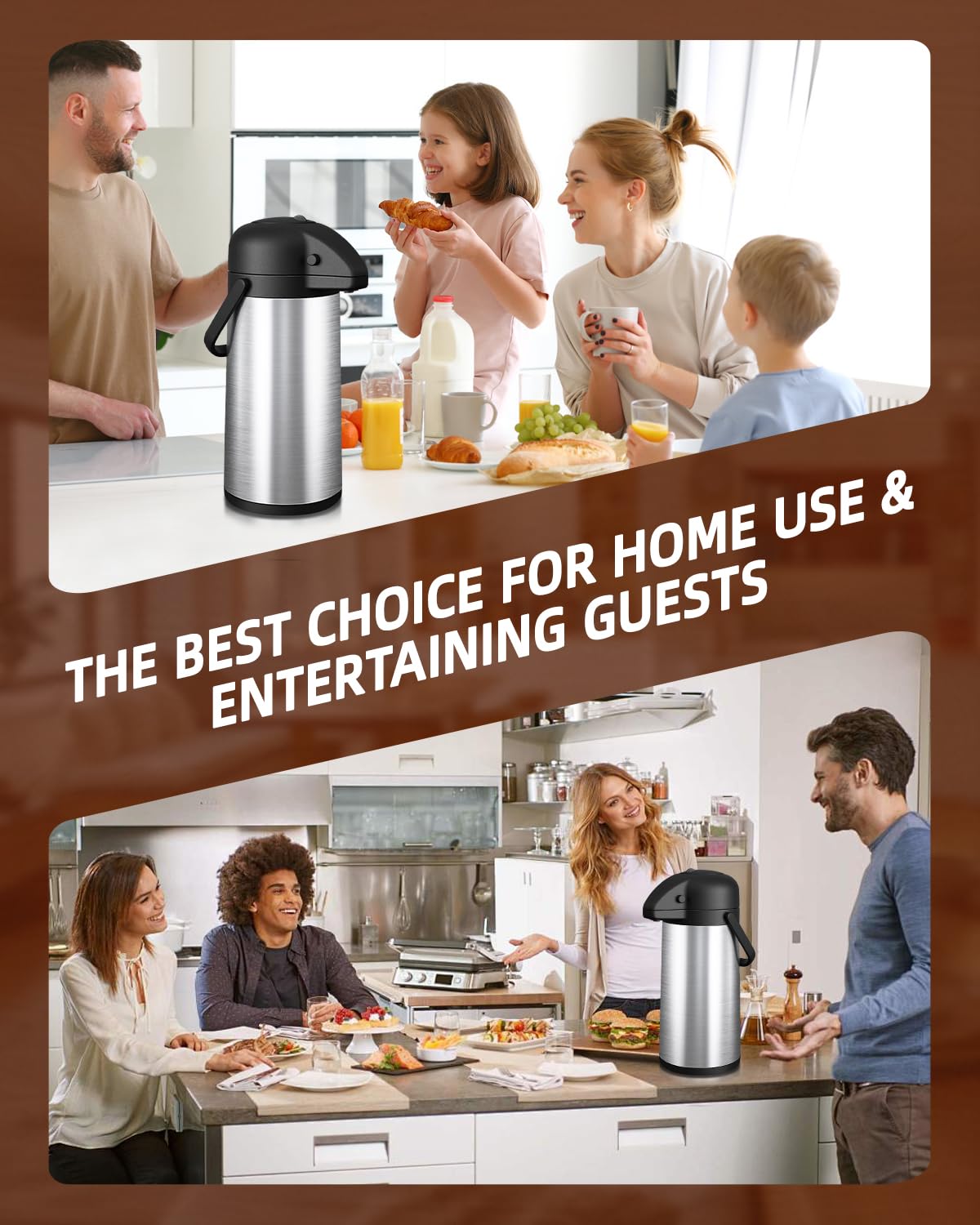Esemoil Coffee Carafe easy-clean lid for quick maintenance