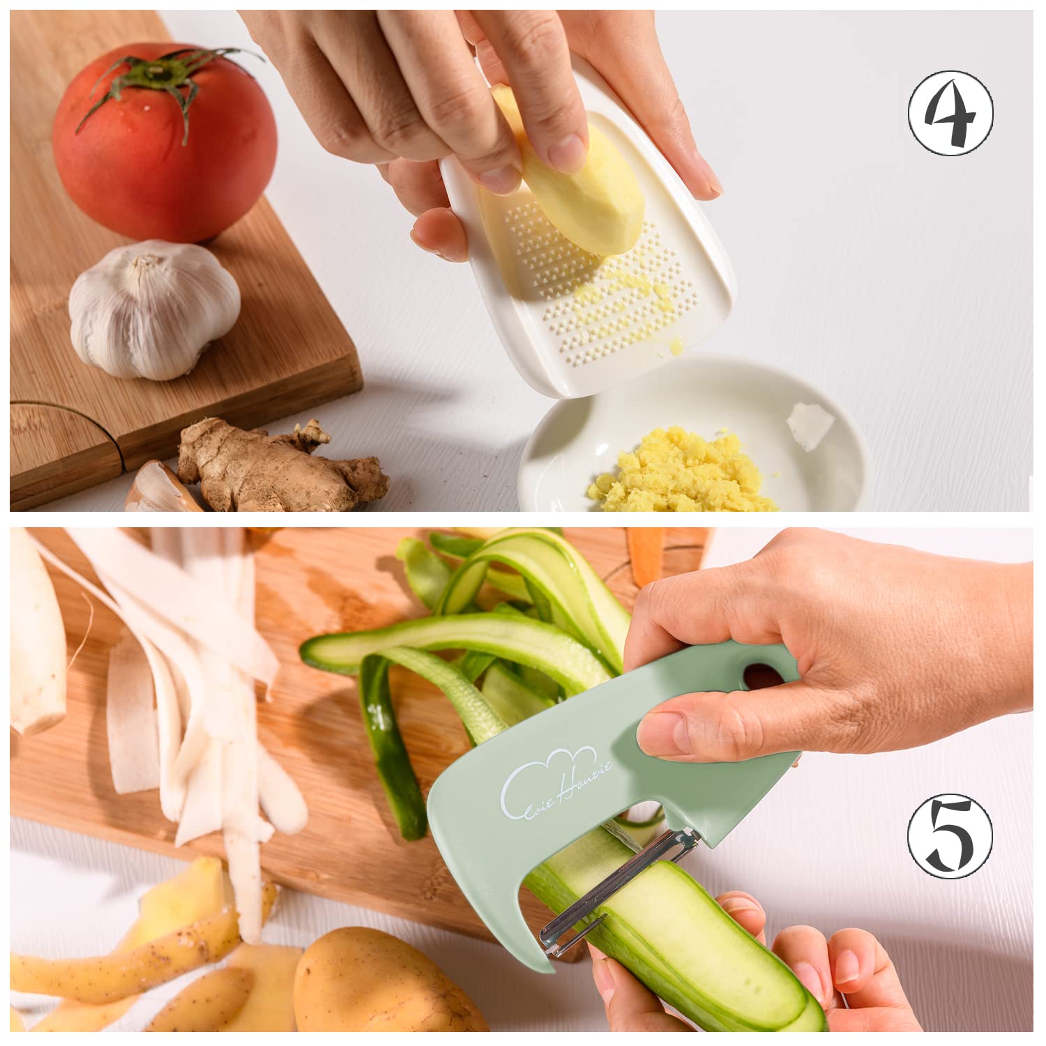 Esie Houzie foldable paring knife saves space during prep