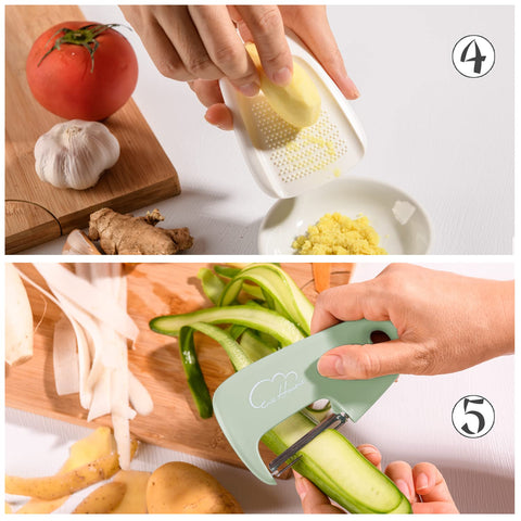 Esie Houzie foldable paring knife saves space during prep