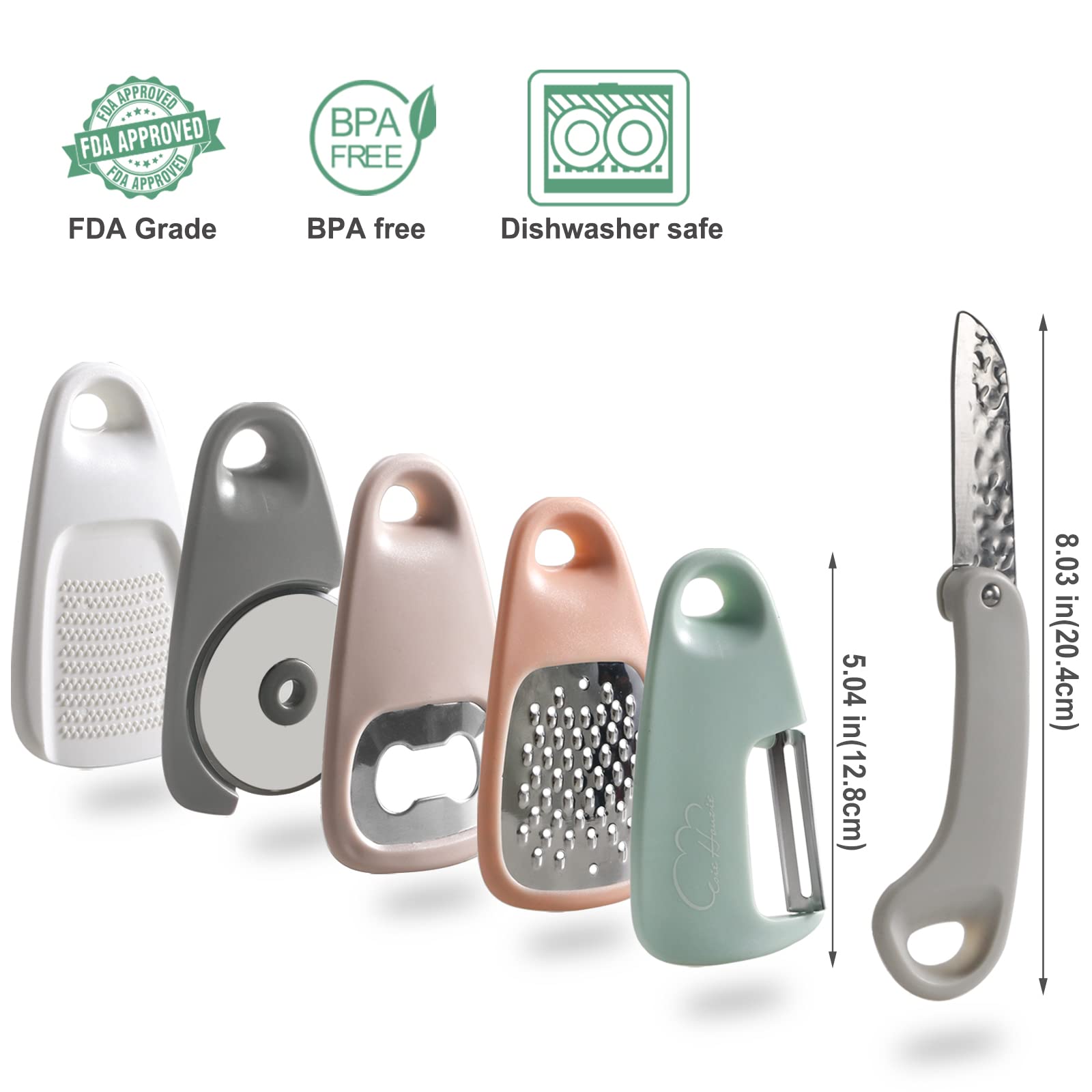 Esie Houzie grater in use for cheese and vegetables for quick prep