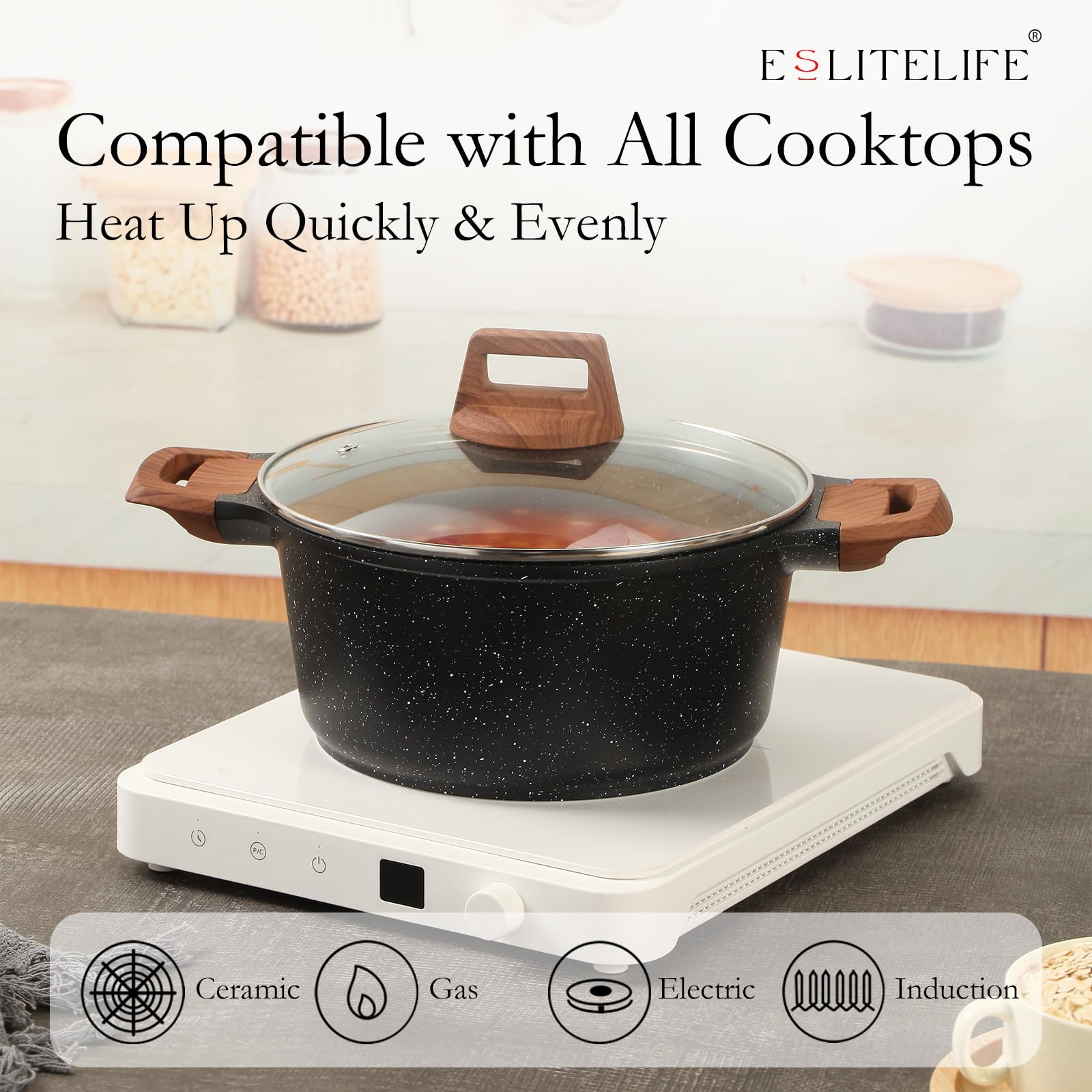 ESLITE LIFE cast-aluminum-body, emphasizes durability and lighter weight