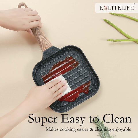 ESLITE LIFE durable die-cast aluminum heats quickly and evenly.