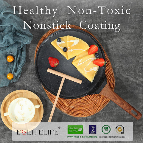 ESLITE LIFE dosa-tortilla-pancake pan handles multiple tawa tasks