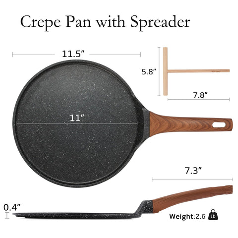 ESLITE LIFE granite nonstick coating pan provides healthier cooking with minimal oil