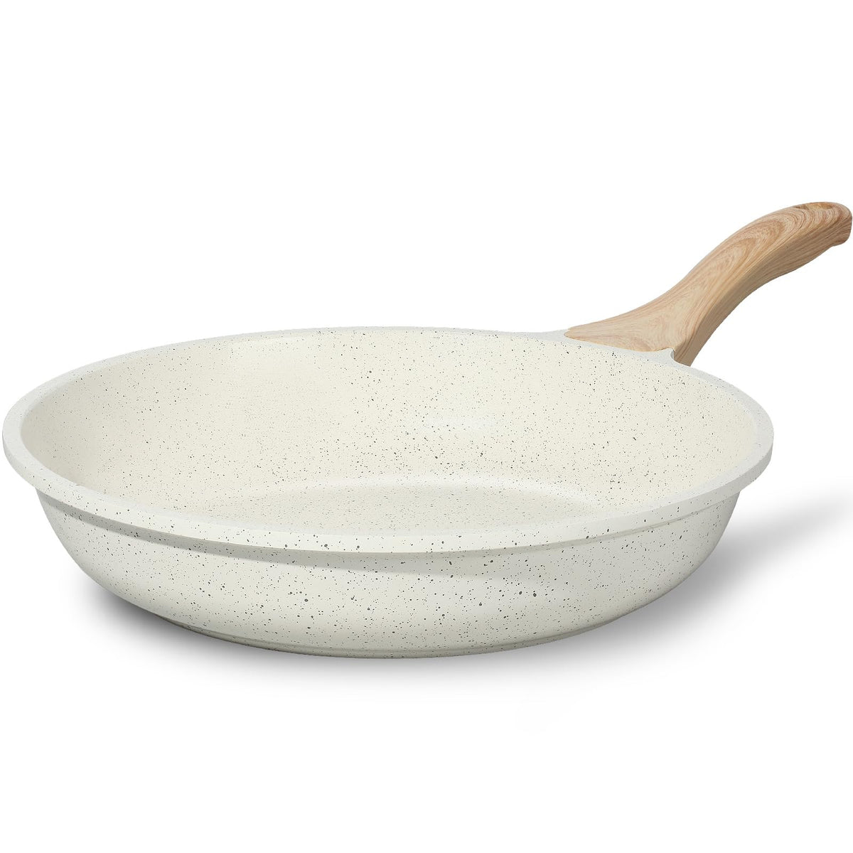 ESLITE LIFE 8-inch nonstick ceramic pan ideal for quick eggs and sunny-side dishes.
