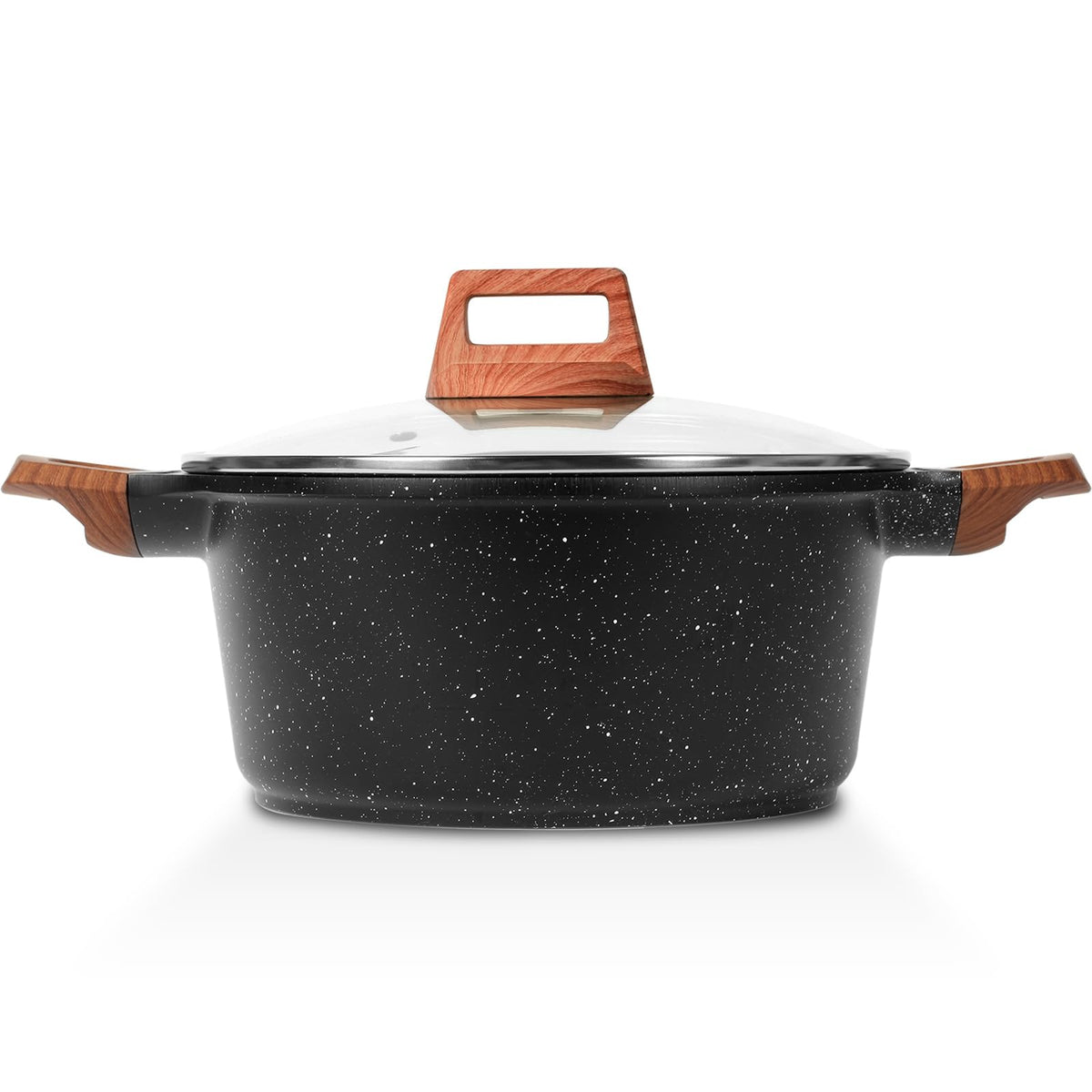 ESLITE LIFE nonstick stock pot with 3-quart capacity for easy sauces.