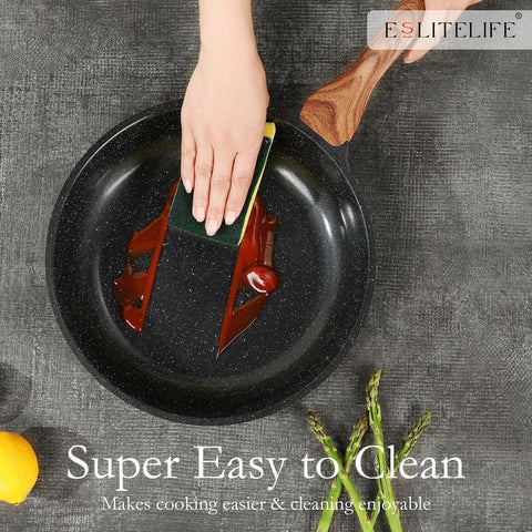 ESLITE LIFE 11in saute pan with lid for searing