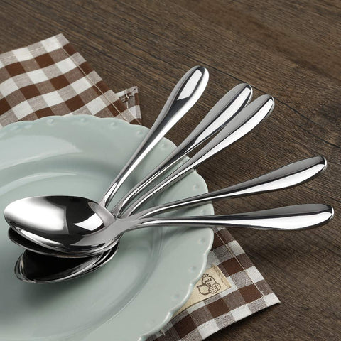 Eslite simple-design dinner spoons for effortless table setting.