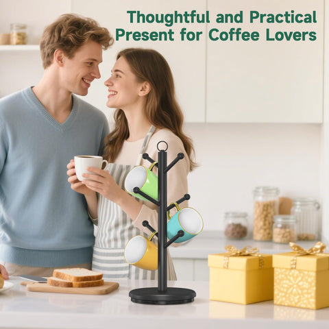 EsLuker.ly mug holder tree suits coffee corners and thoughtful gifting