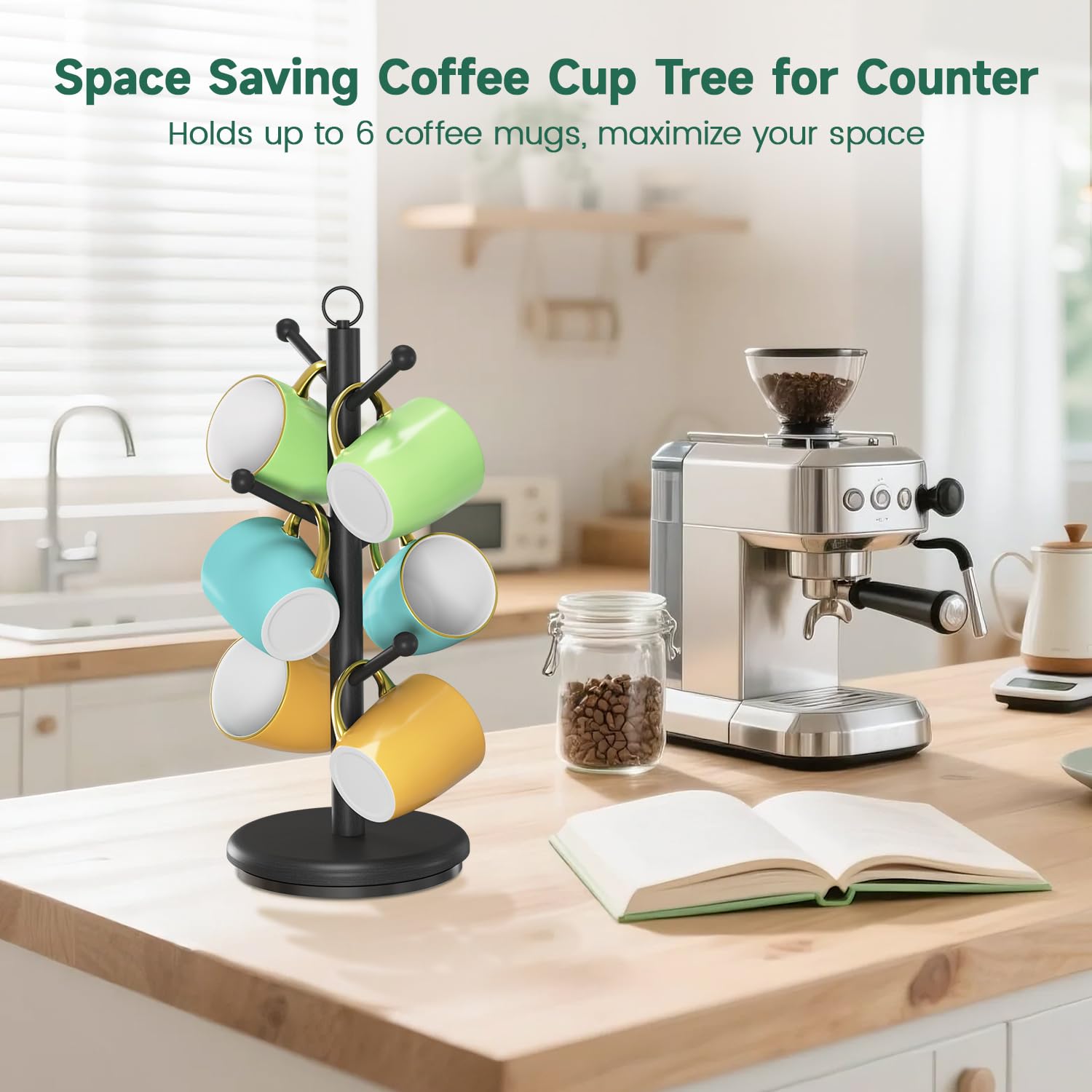 EsLuker.ly space saving design maximizes vertical storage in small kitchens