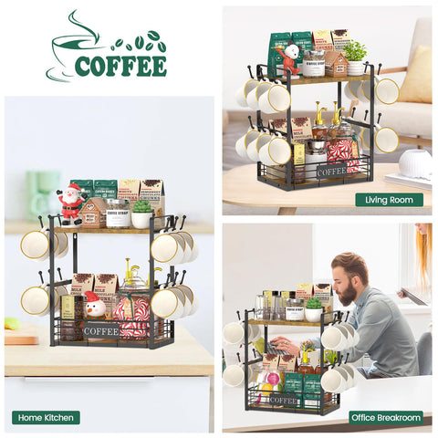 Sleek, modern silhouette adds style to any coffee station.