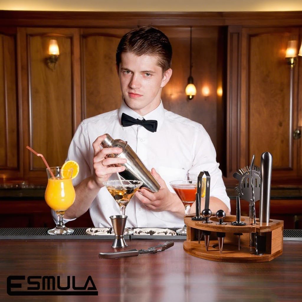 Esmula dishwasher-safe bar tools make cleanup quick and easy.