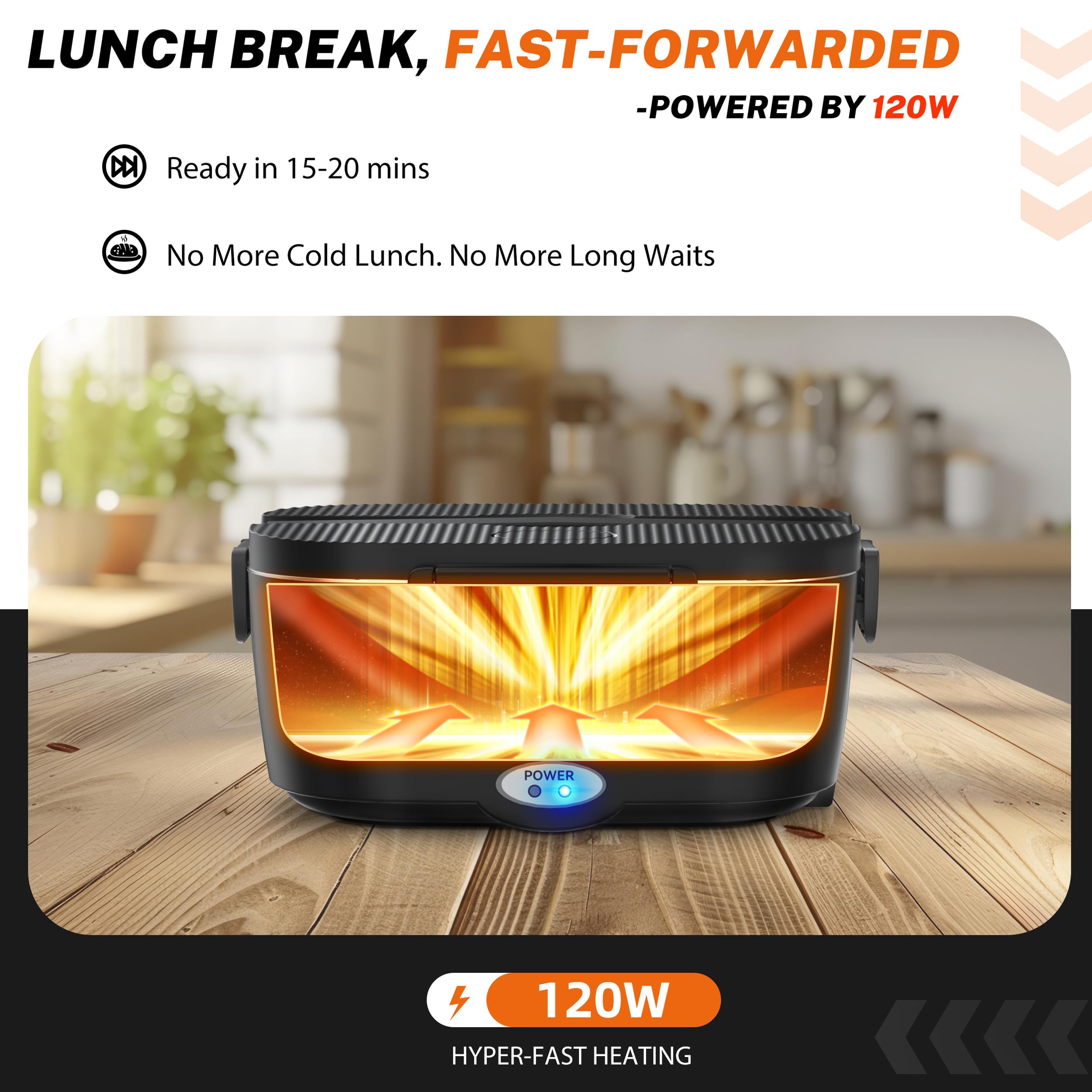 ESOHOT four 1.5L containers with leak-proof lids for versatile meals
