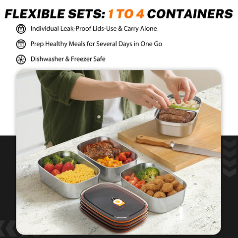 ESOHOT removable containers are dishwasher-safe for easy cleaning after meals