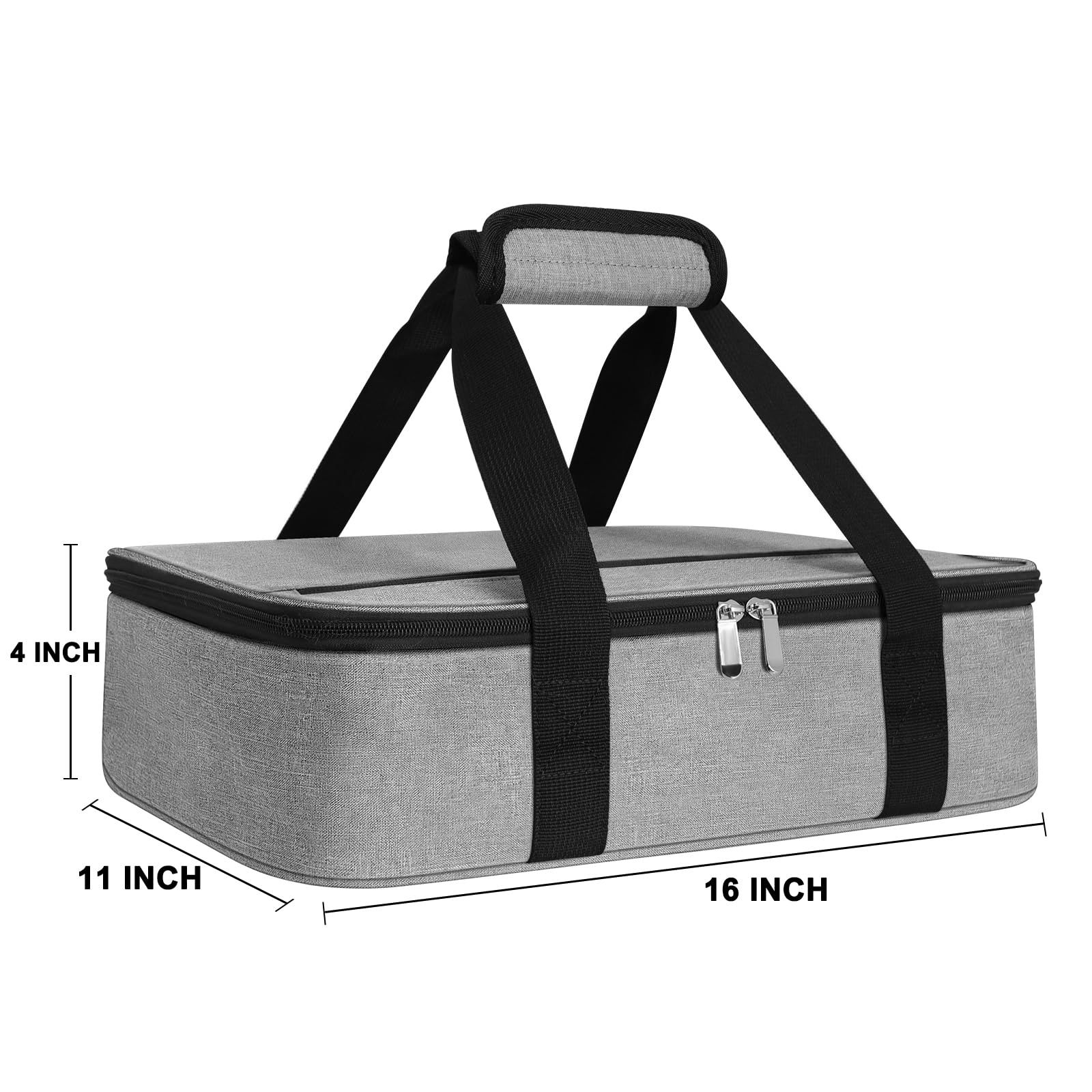 Esouler 9x13 dish fits snugly, ideal for picnics and parties.