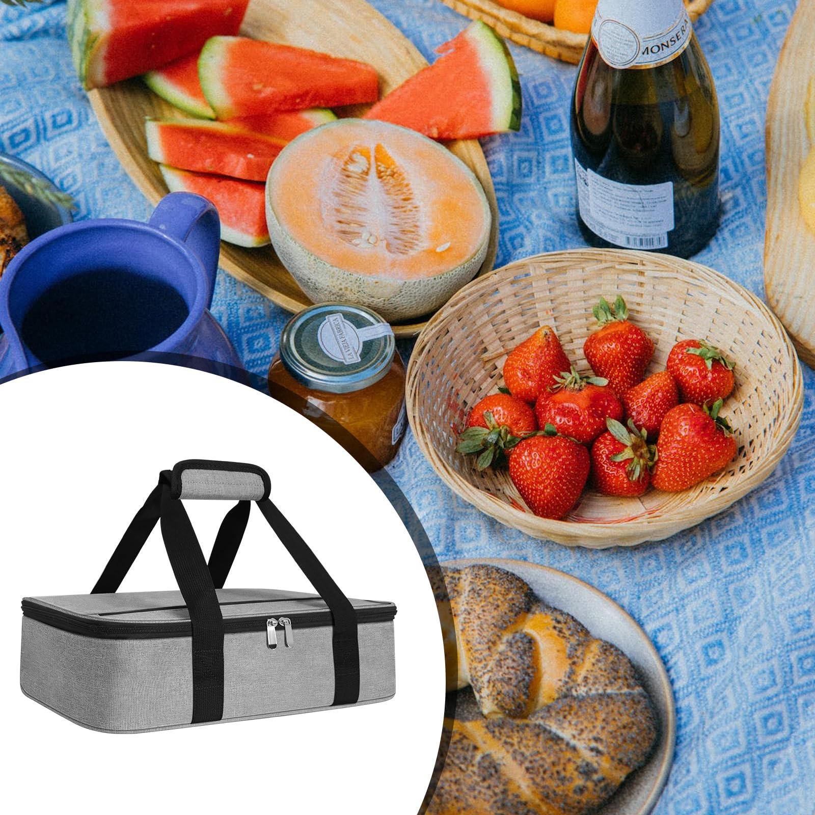 Esouler interior is easy to wipe clean after meals.
