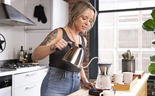 ESPRO Bloom brewed coffee in a cup, highlighting clarity and aroma