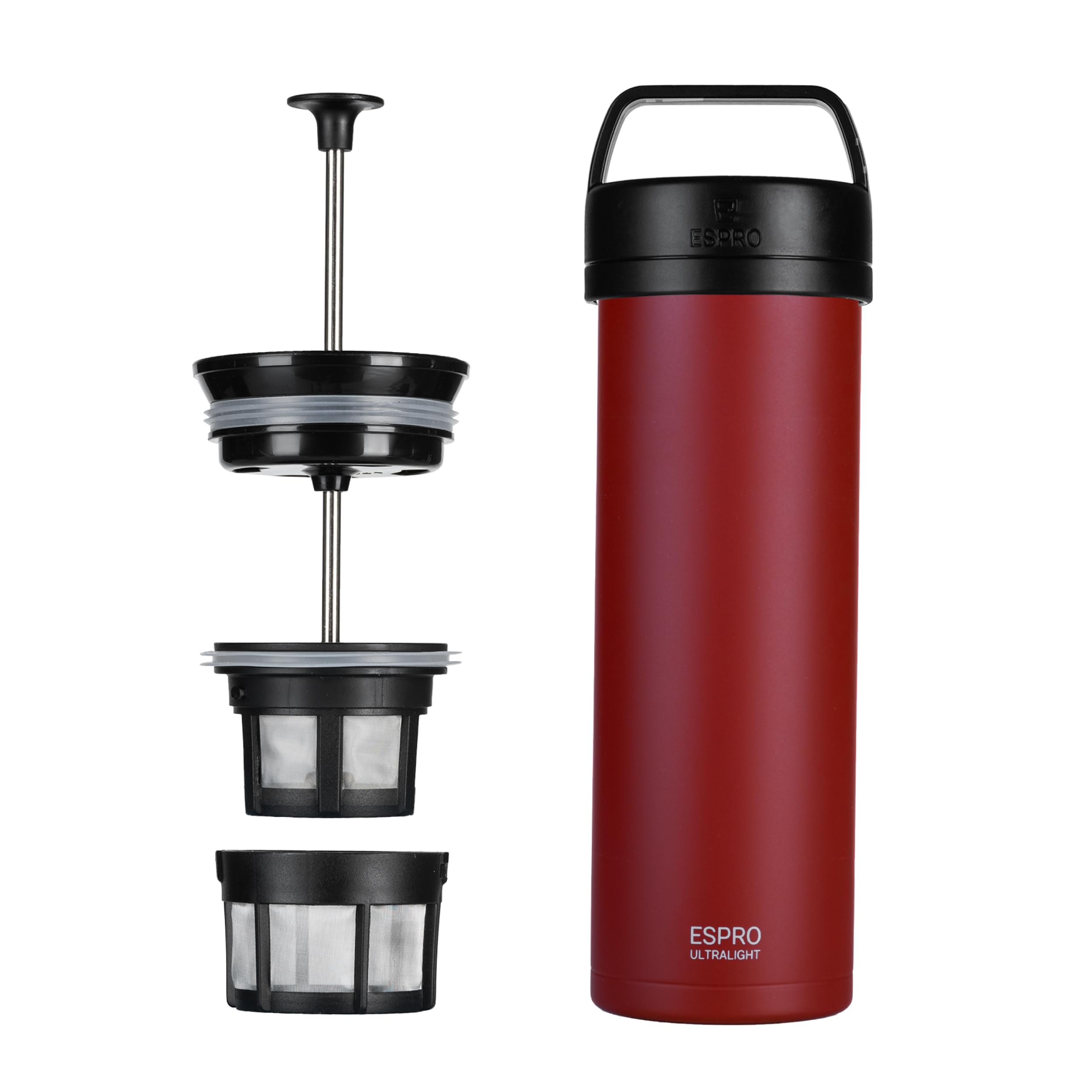 ESPRO P0 Ultralight Travel Press compact on-the-go design for coffee lovers.