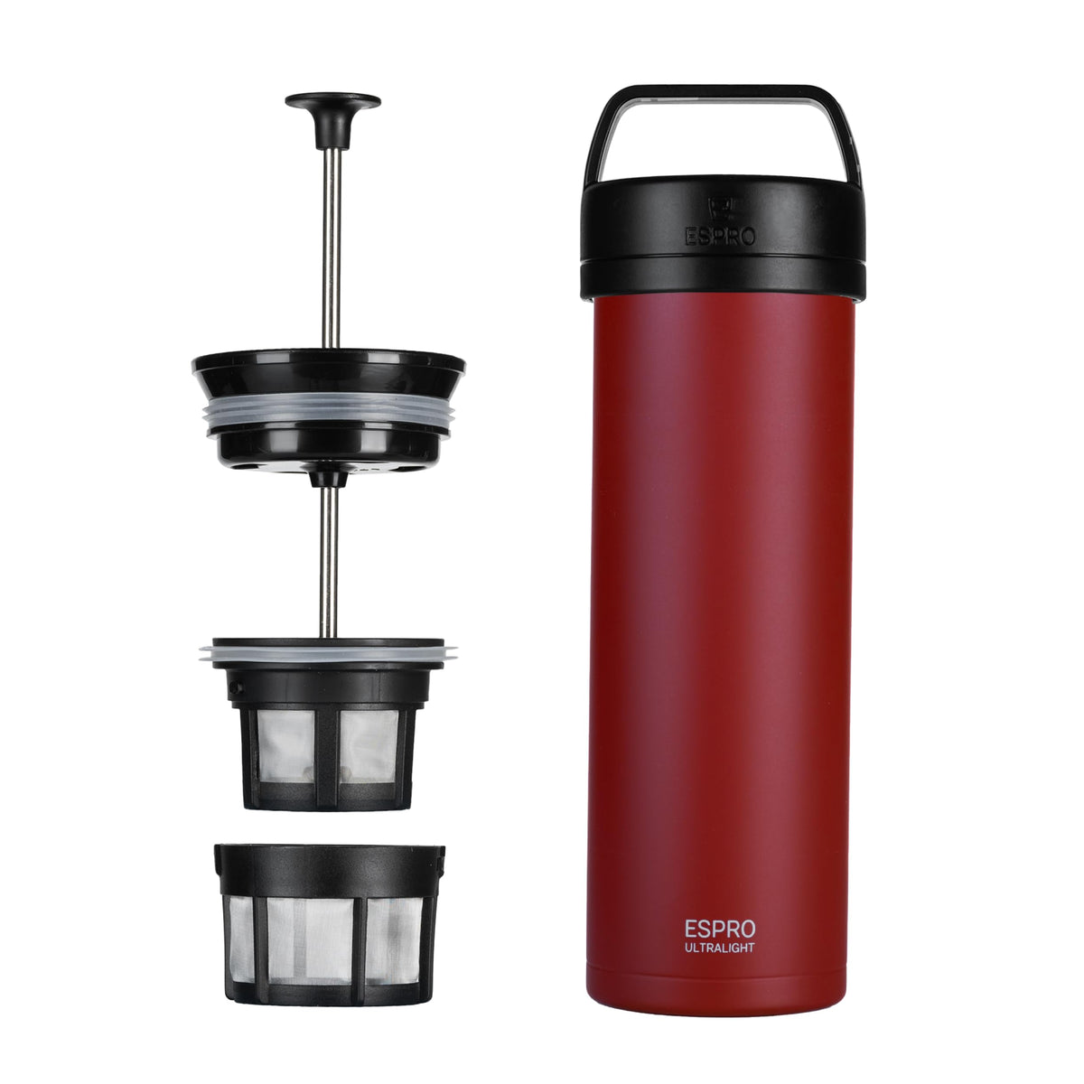ESPRO P0 Ultralight Travel Press compact on-the-go design for coffee lovers.