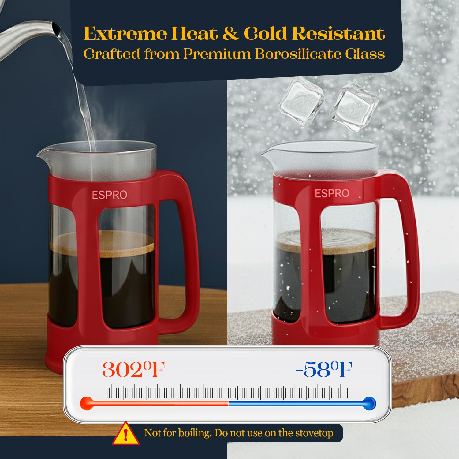 Dishwasher-safe ESPRO P3 for easy cleaning