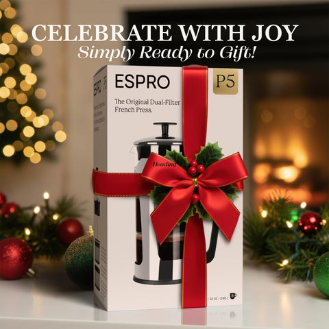 ESPRO P5 borosilicate glass carafe remains heat resistant while keeping your brew hot.