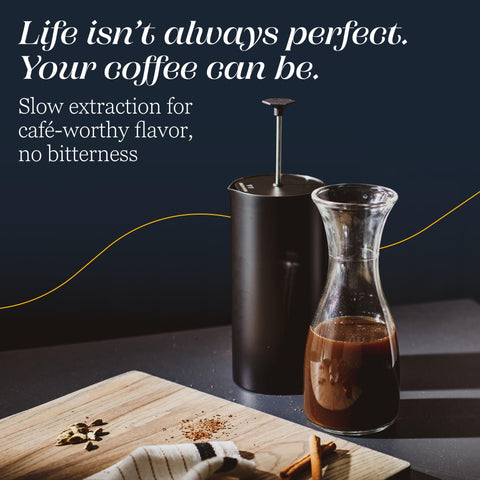 Gift-ready packaging appeals to coffee lovers and occasions.