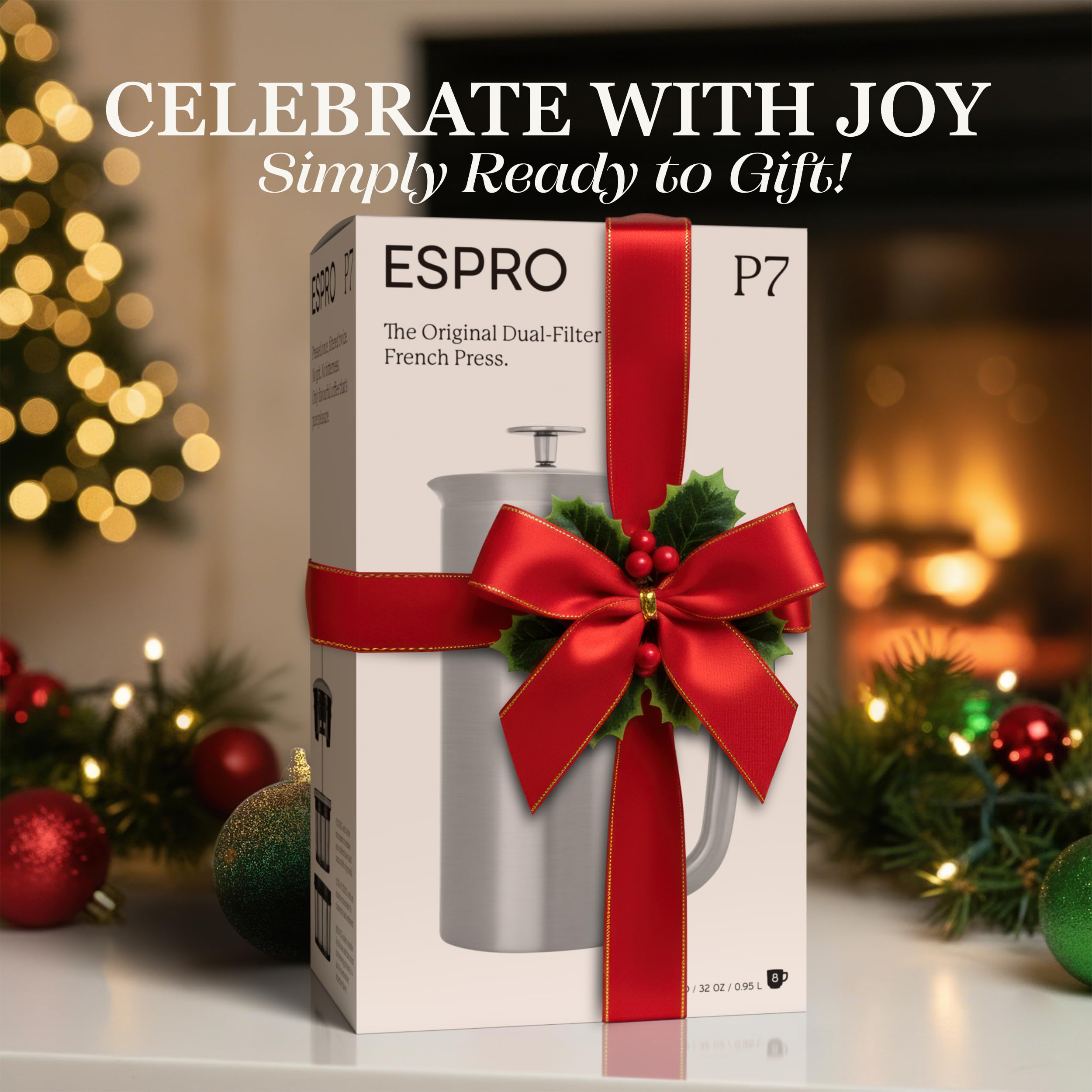 Espro P7 compact stainless steel build suits home travels and camping.