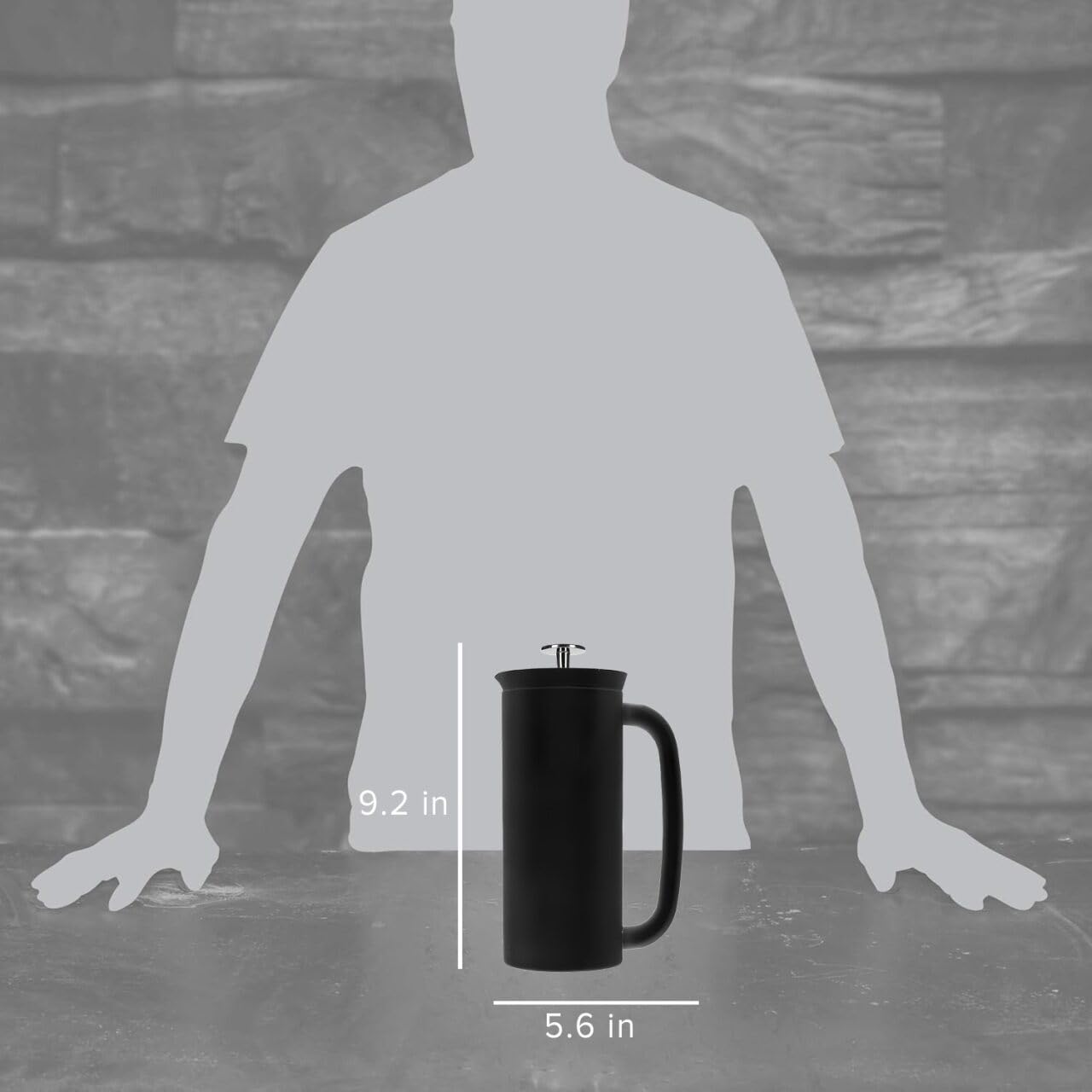 ESPRO P7 double-wall insulation keeps coffee hot longer.