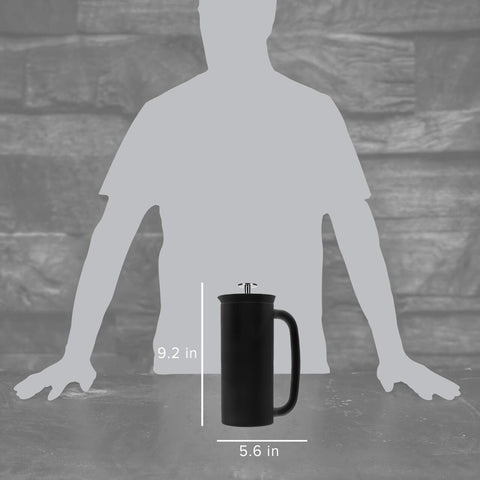 ESPRO P7 double-wall insulation keeps coffee hot longer.