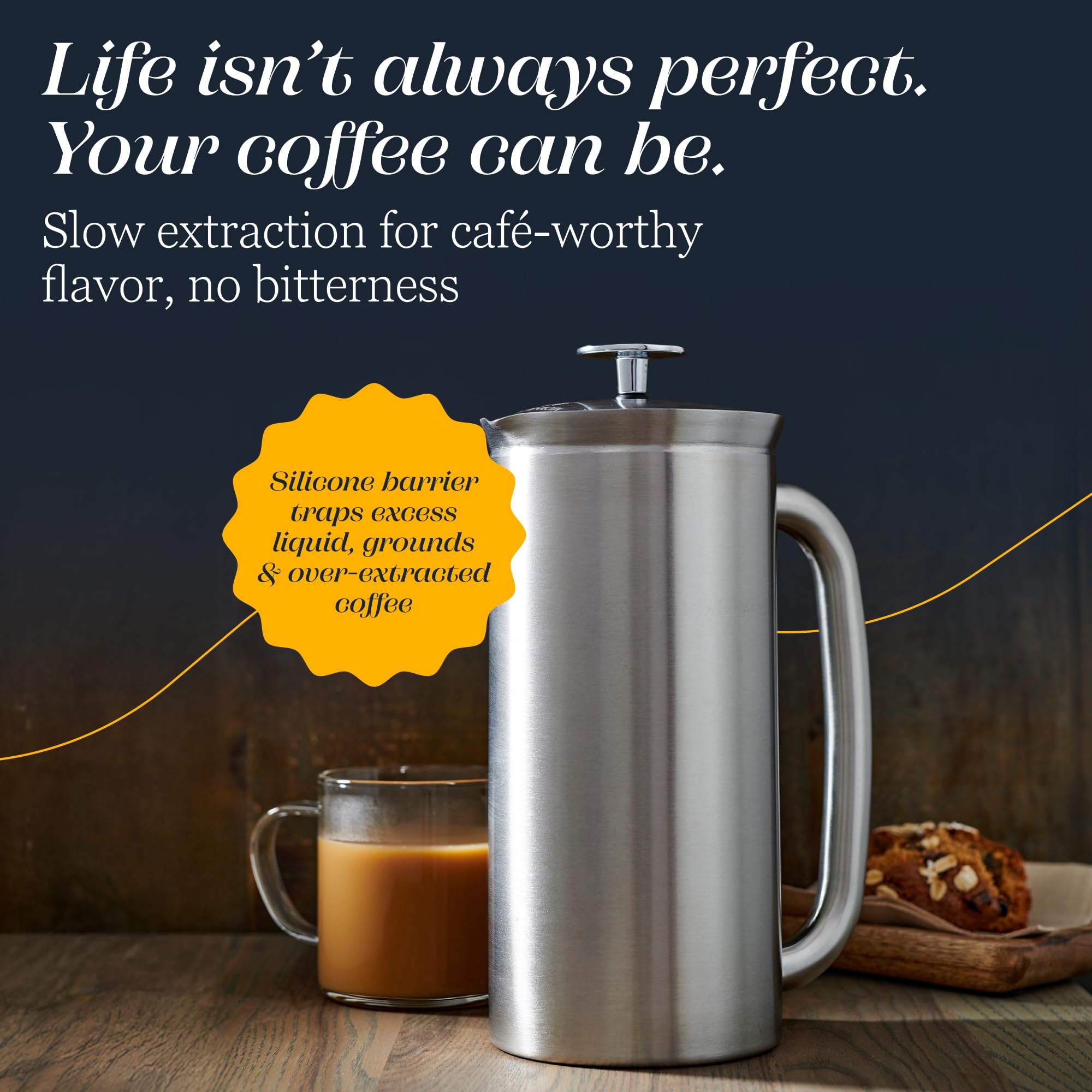Espro P7 rustproof construction is built for daily use.