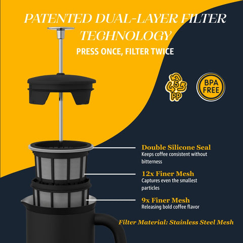 ESPRO P7 shatterproof stainless steel body for lasting reliability.
