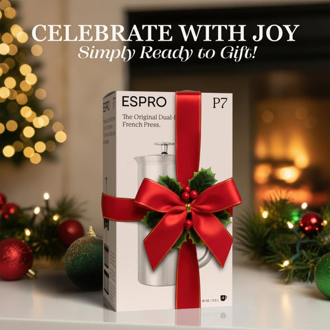ESPRO P7 travel-friendly design supports on-the-go brewing.