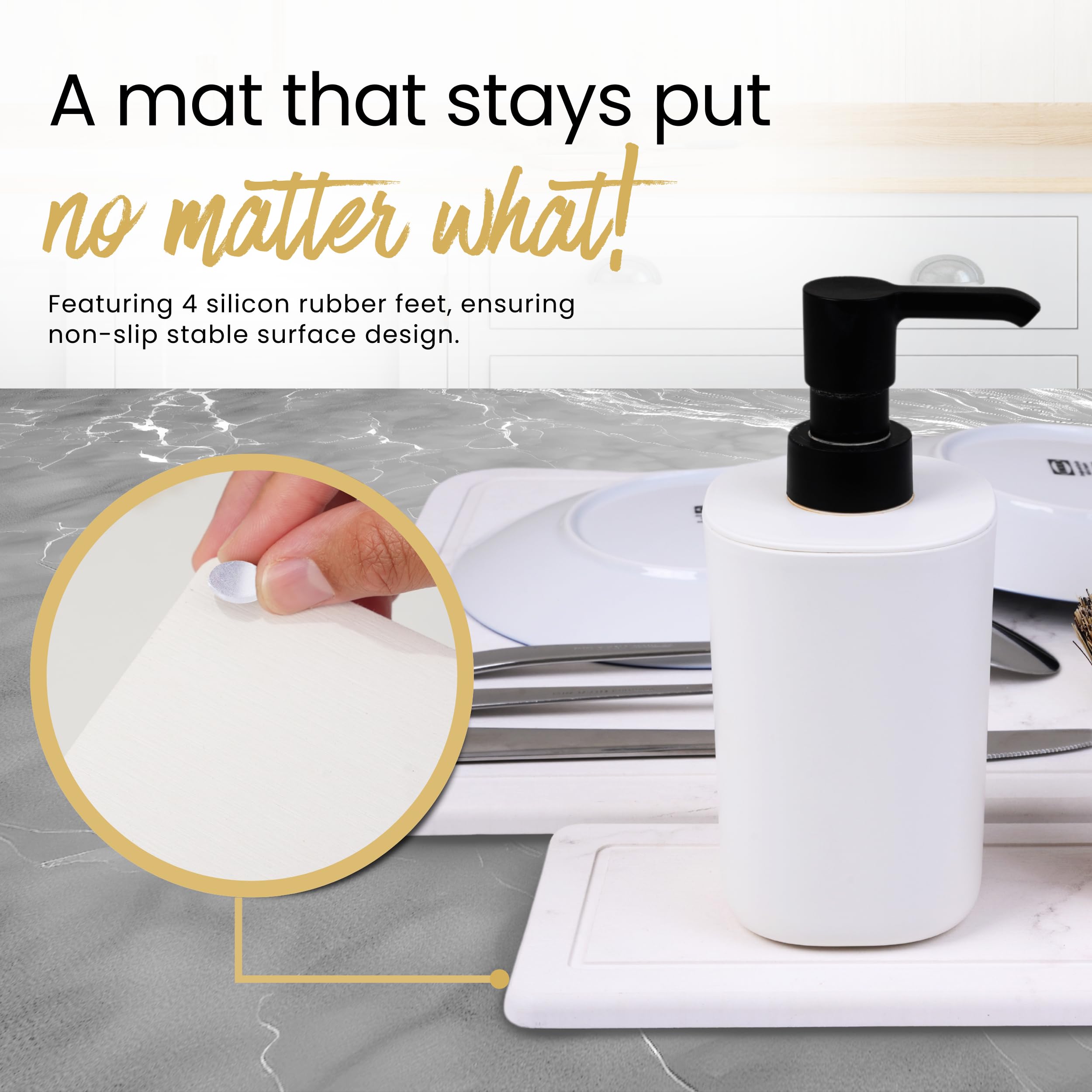 Essencoso kitchen counter aesthetic upgrade blends with modern décor.