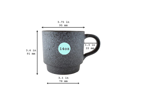 Microwave and dishwasher safe Essential Drinkware mugs for quick cleanup.