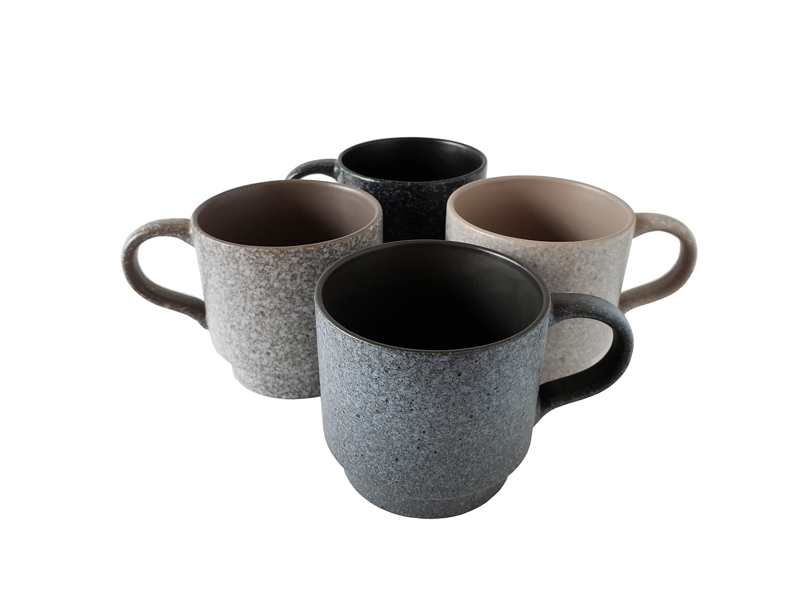 Essential Drinkware mugs interior glaze for smooth, comfortable sipping.