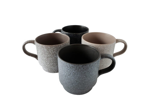 Essential Drinkware mugs interior glaze for smooth, comfortable sipping.