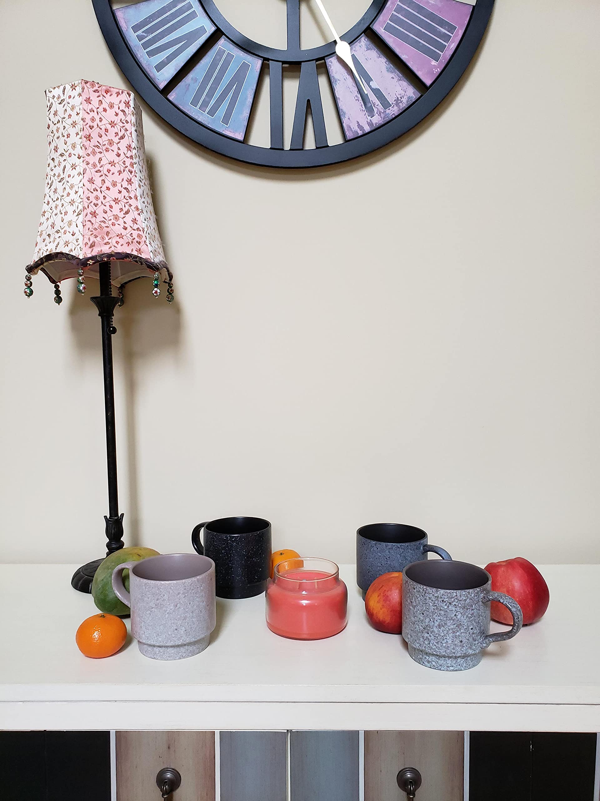 Space-saving stackable design by Essential Drinkware for small kitchens.