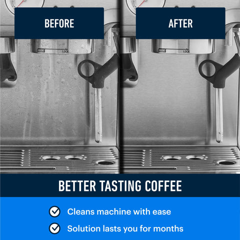 Essential Values Breville descaler keeps cup flavor free of after-cleaning remnants.