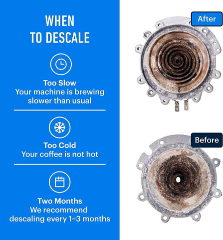 Essential Values Descaling 2-pack packaging image emphasizes cost efficiency