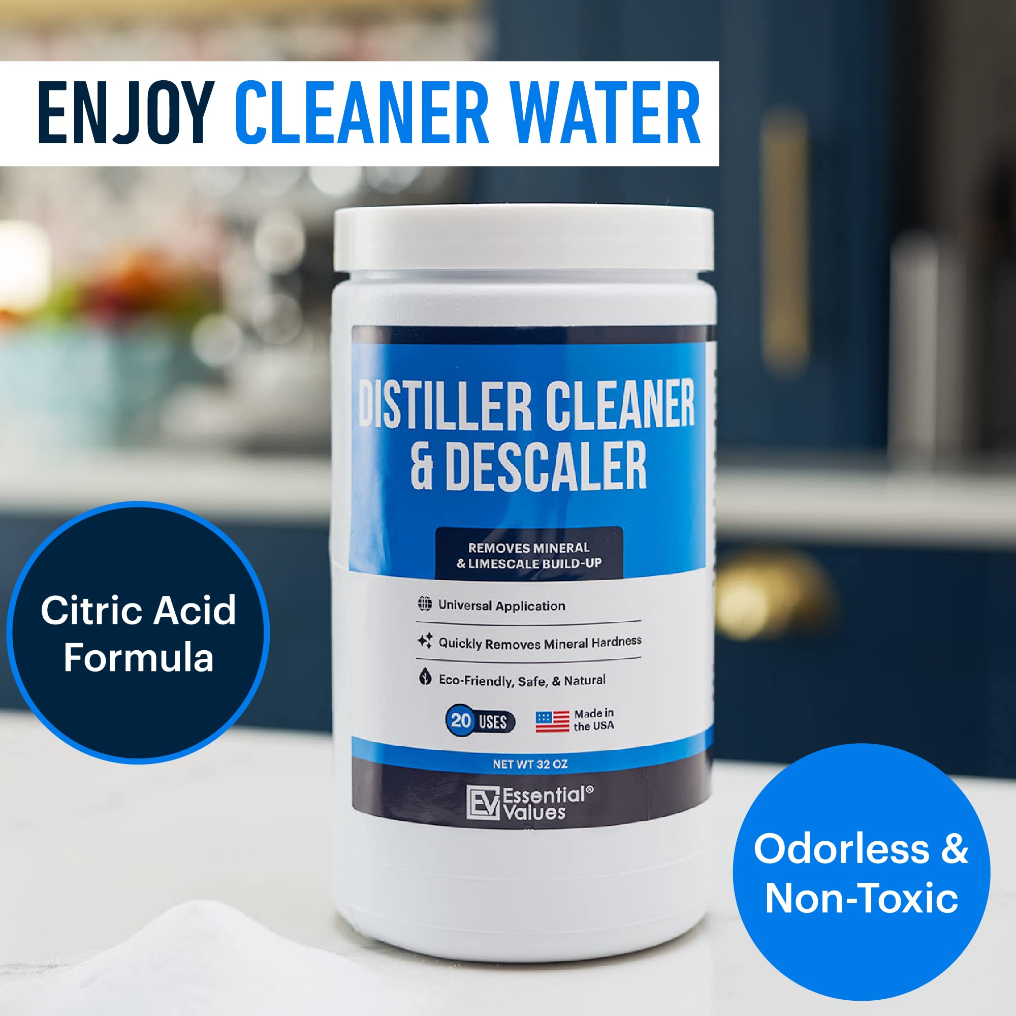 Essential Values usa-manufactured cleaner label signals quality