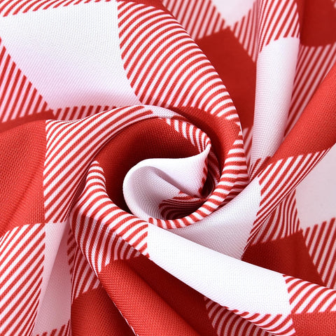 Essifunia buffalo check pattern tablecloth versatile for indoor events.
