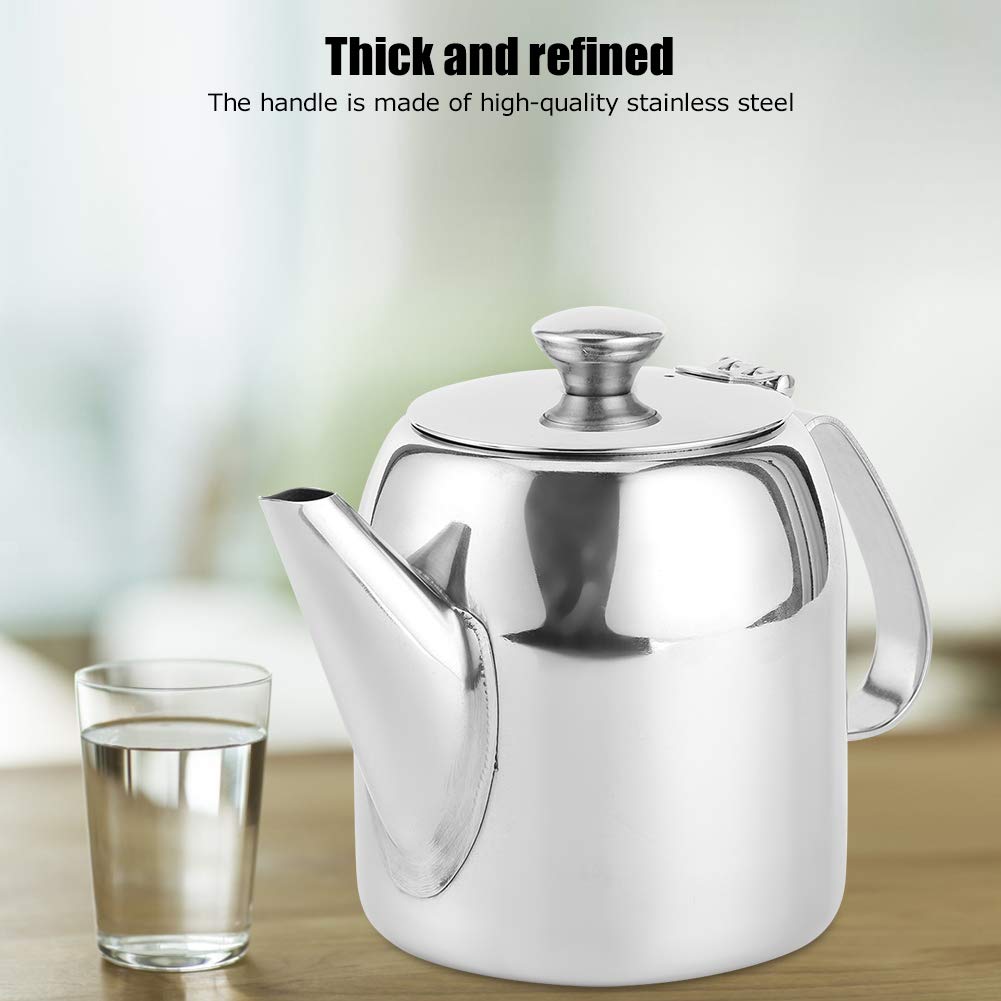 Belissy teapot lid with arc design adds delicate aesthetic.