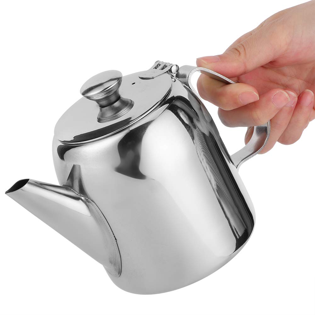 Belissy teapot mirror finish surface shines on any tabletop.