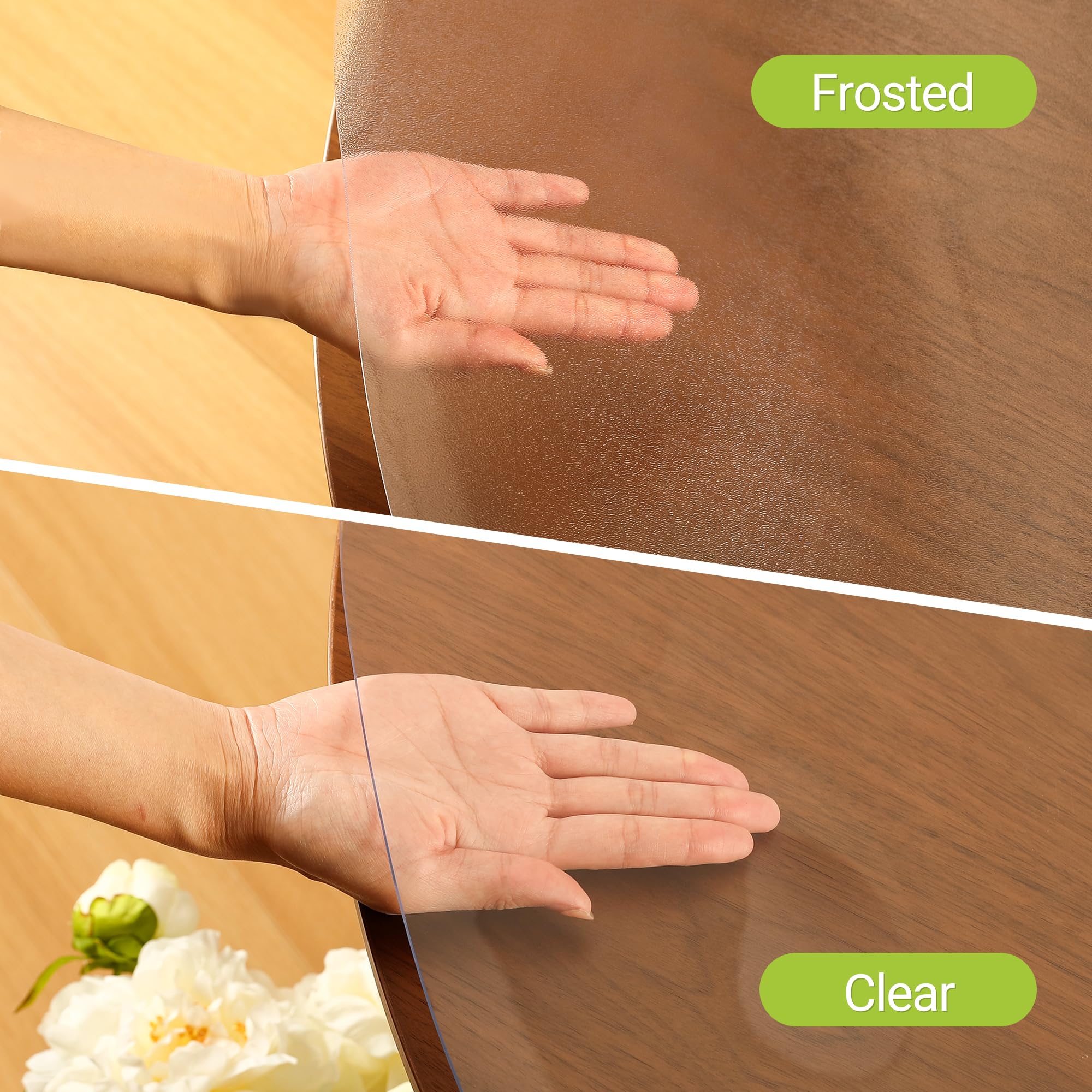 ETECHMART Non-slip edge design helps prevent shifting during meals