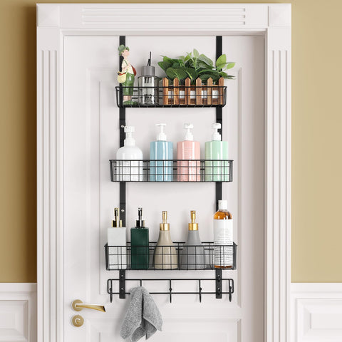 ETELI over-door pantry organizer with three baskets for organized kitchen storage.