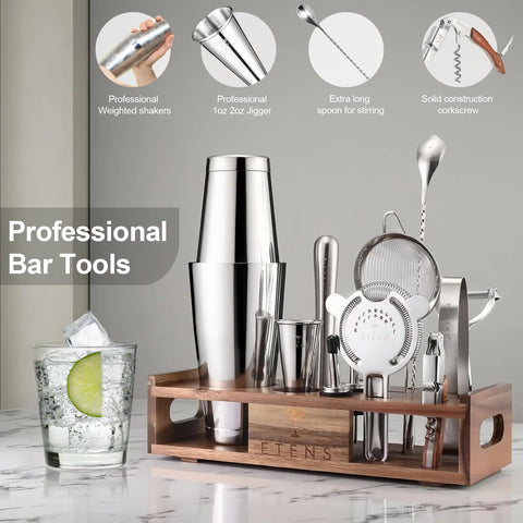 Etens bartending jiggers for accurate measurements and consistency
