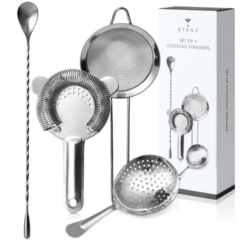 Etens cocktail strainer set makes a thoughtful gift for home bartenders.
