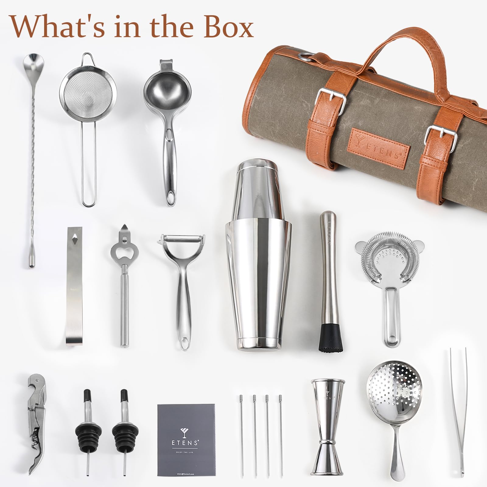 Etens perfect gift for cocktail lovers and pros seeking portability without sacrificing quality.